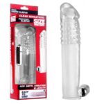 Size Matters Clear Sensations Penis Extender Vibro Sleeve with Bullet