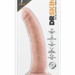 Dr. Skin Silver Collection Realistic Cock with Suction Cup Dildo 7" - Vanilla
