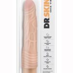 Dr. Skin Silver Collection Cock Vibe 2 Vibrating Dildo 9" - Vanilla