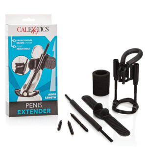 California Exotic Novelties Sistema extensor de pene de grado profesional para agregar longitud Totalmente ajustable