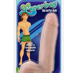 Coverboy The Surfer Dude Dildo with Balls 6.75" - Vanilla