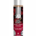 JO H2O Water Based Personal Flavored Lubricant Cherry Burst 1oz