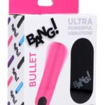Bang! Vibrating Bullet with Remote Control - Pink