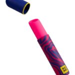 Romp Lipstick Rechargeable Vibrator - Pink/Navy