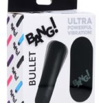 Bang! Vibrating Bullet with Remote Control - Black