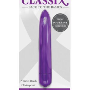 Classix Vibrating Rocket Bullet - Purple