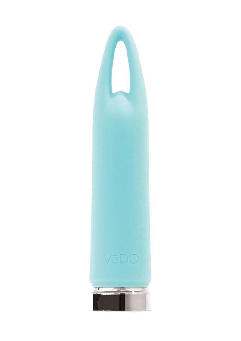 VeDo Lasso Rechargeable Silicone Bullet Vibrator - Turquoise