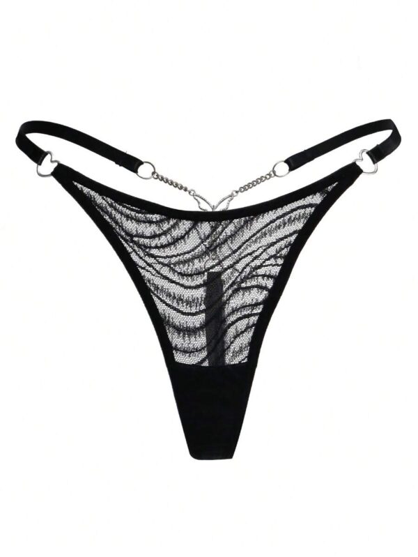 Tanga sensual y transpirable con estampado animal Talla M - Imagen 2