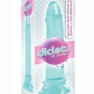 The 9's - Diclets Jelly Dildo 7" - Aqua