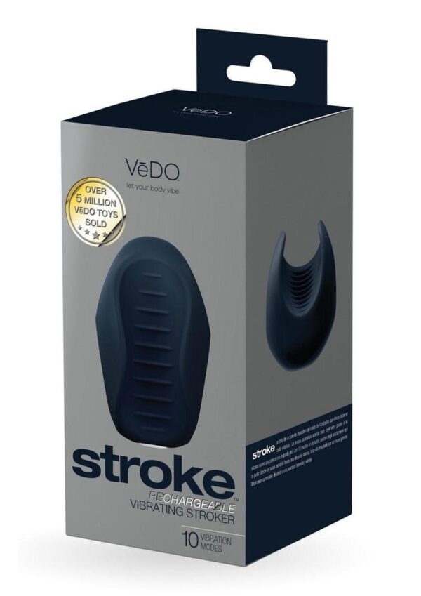 VeDo Stroke Silicone Rechargeable Vibrating Stroker (En bolsa)