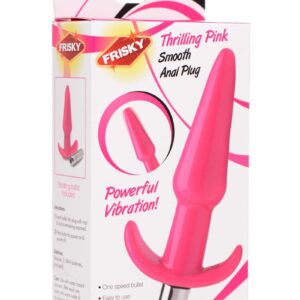 Frisky Thrilling Pink Smooth Anal Plug - Pink