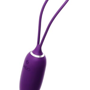 VeDO Kiwi Rechargeable Silicone Insertable Bullet Vibrator with Remote Control - Deep Purple